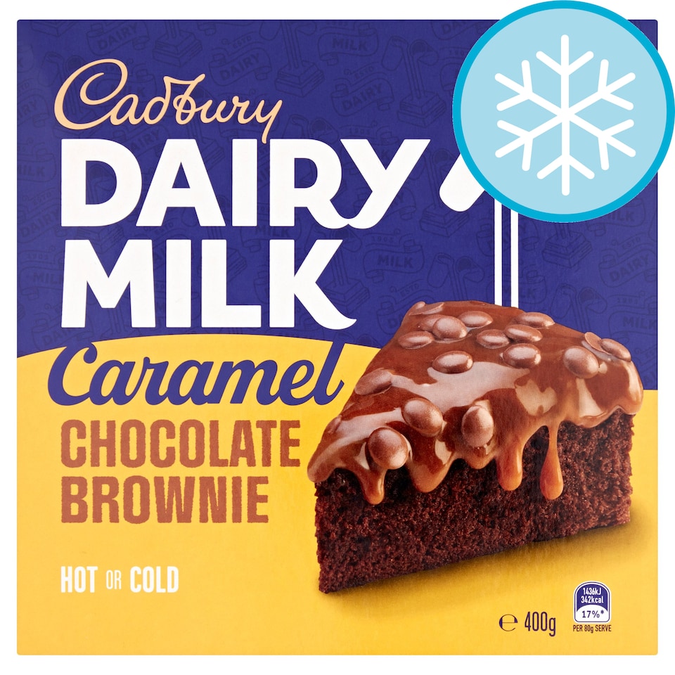 Cadbury Dairy Milk Caramel Chocolate Brownie 400g