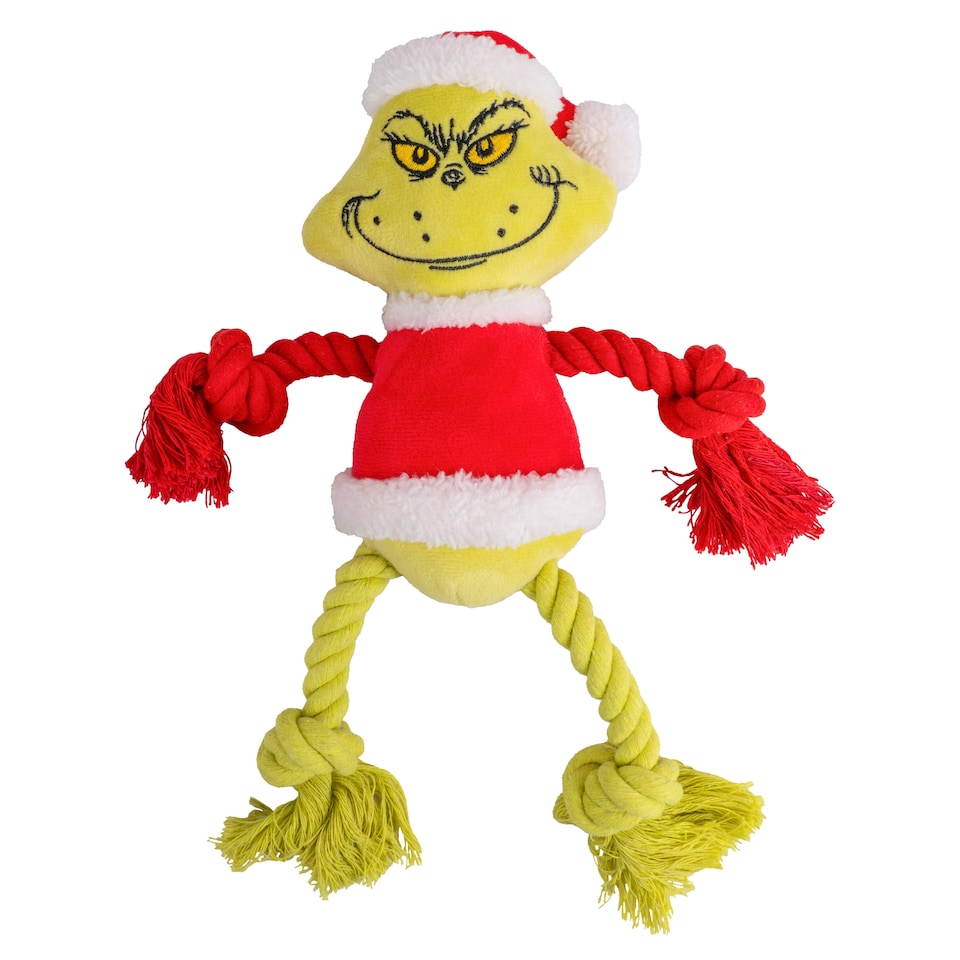 image 1 of The Grinch Rope Pet Toy Christmas Gift