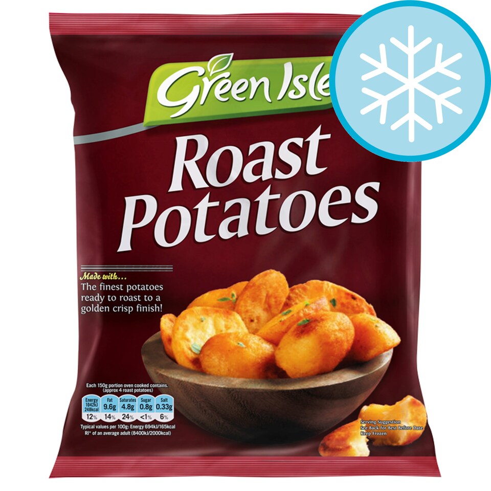 Green Isle Roast Potatoes 800G Tesco Groceries