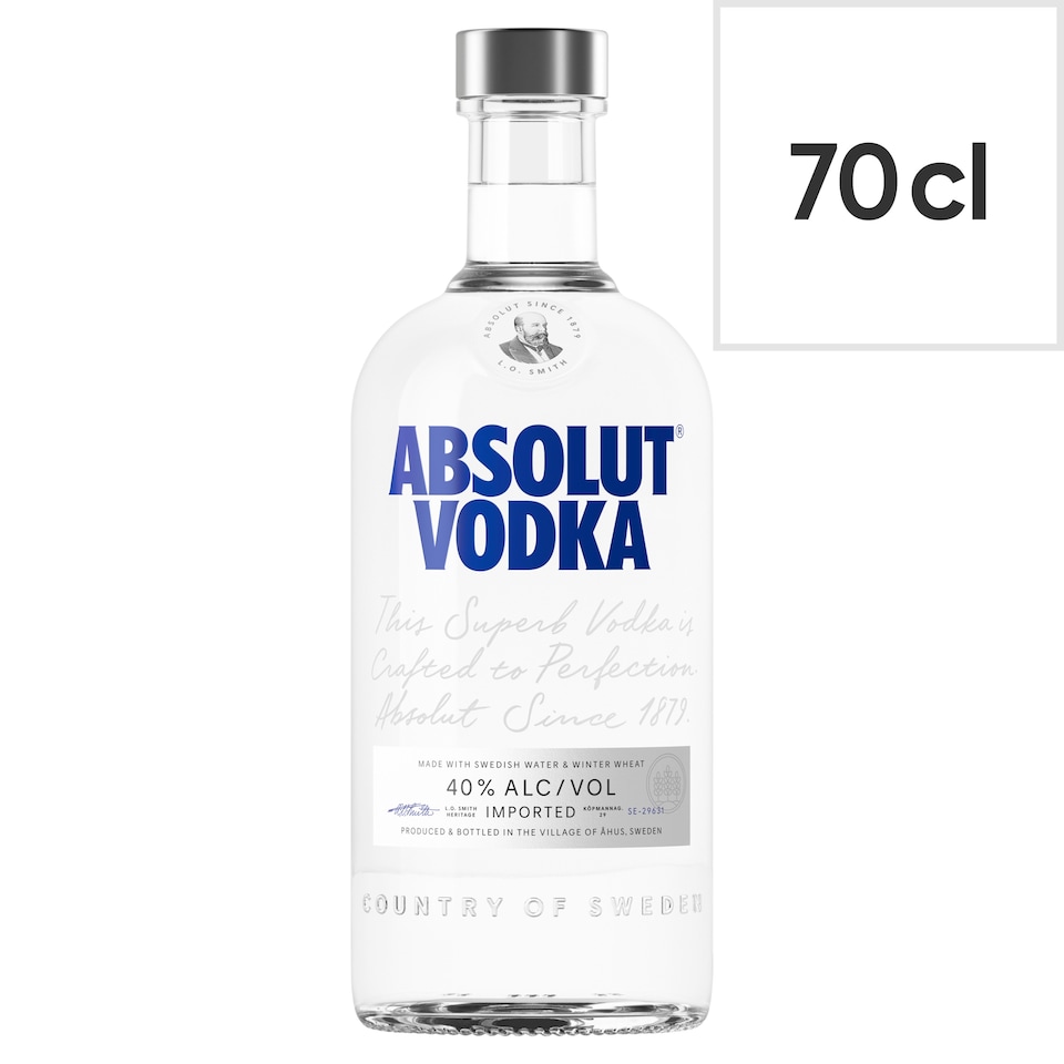 Absolut Swedish Vodka 70Cl