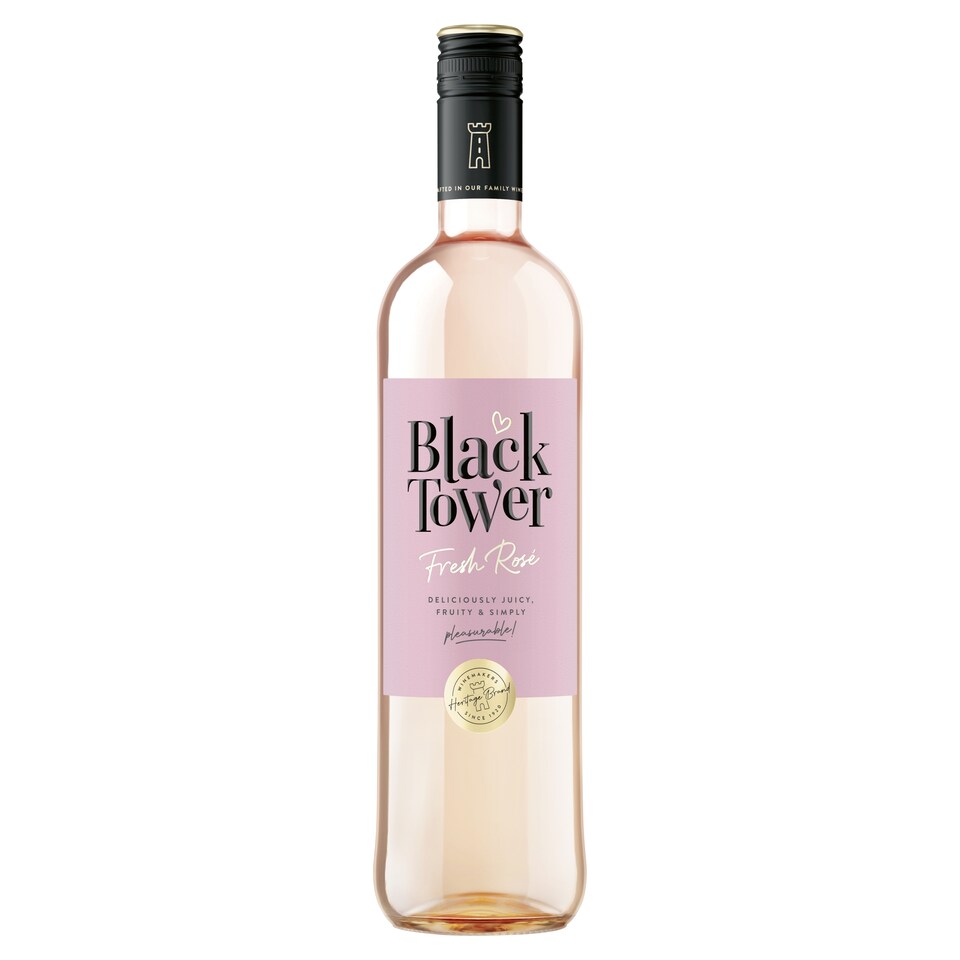 image 1 of BLACK TOWER ROSE 75CL