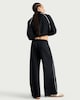 image 3 of F&F Active EVERYHOUR Side Stripe Wide Leg Joggers in Black