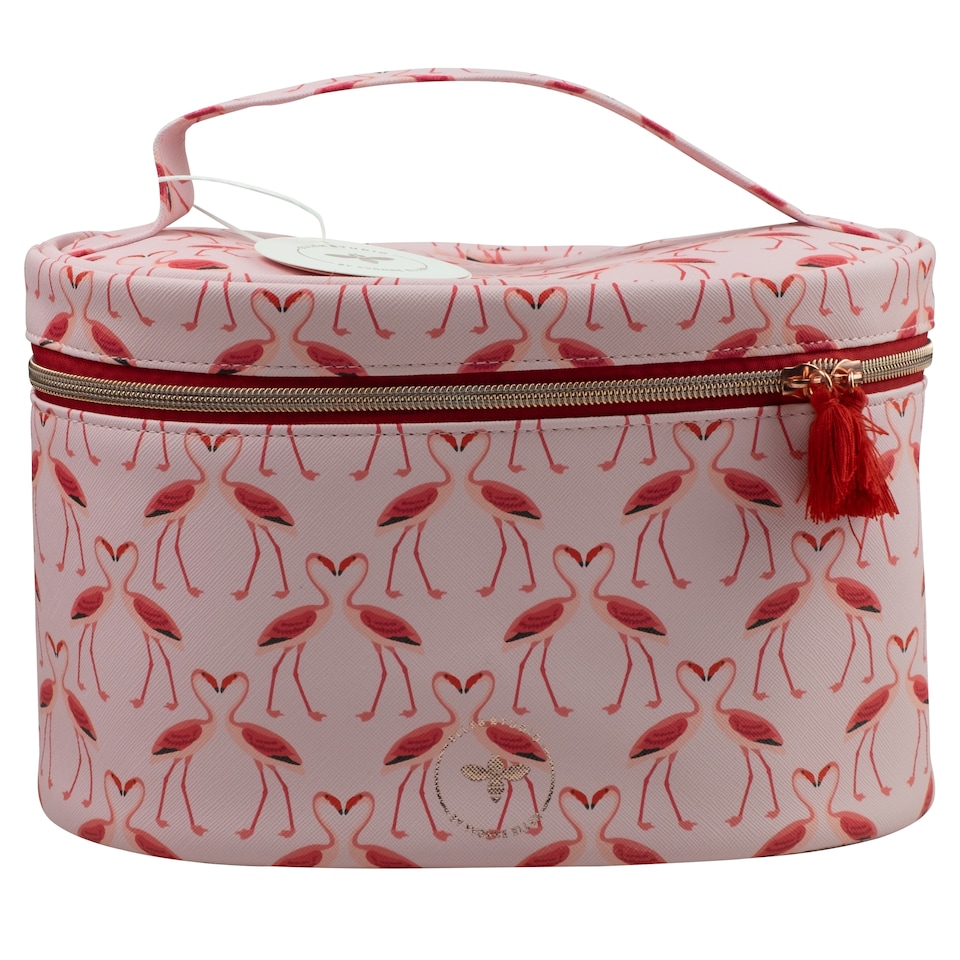 Yvonne Ellen Valentines Flamingo Love Vanity Case