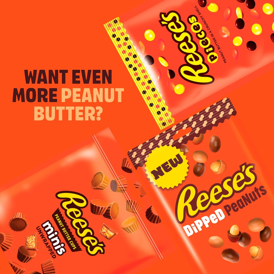 image 1 of Reese's Pieces Peanut Butter Candy 90G
