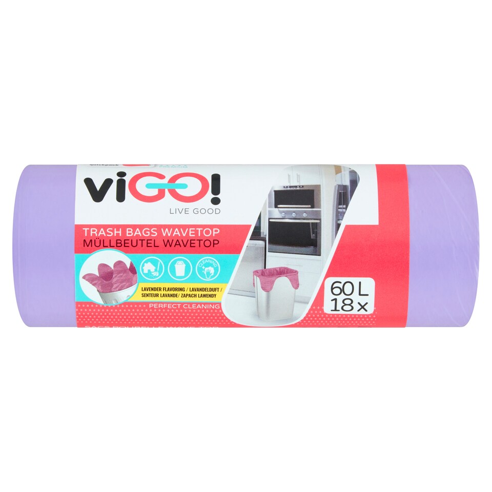 Vigo Trash Bags Wavetop 60L 18 pcs