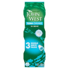 John West Tuna Chunks In Brine 3X80g