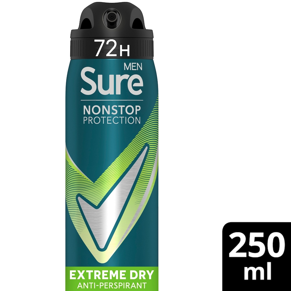 image 1 of Sure Men 72H Extreme Dry A/Pspirnt 250Ml