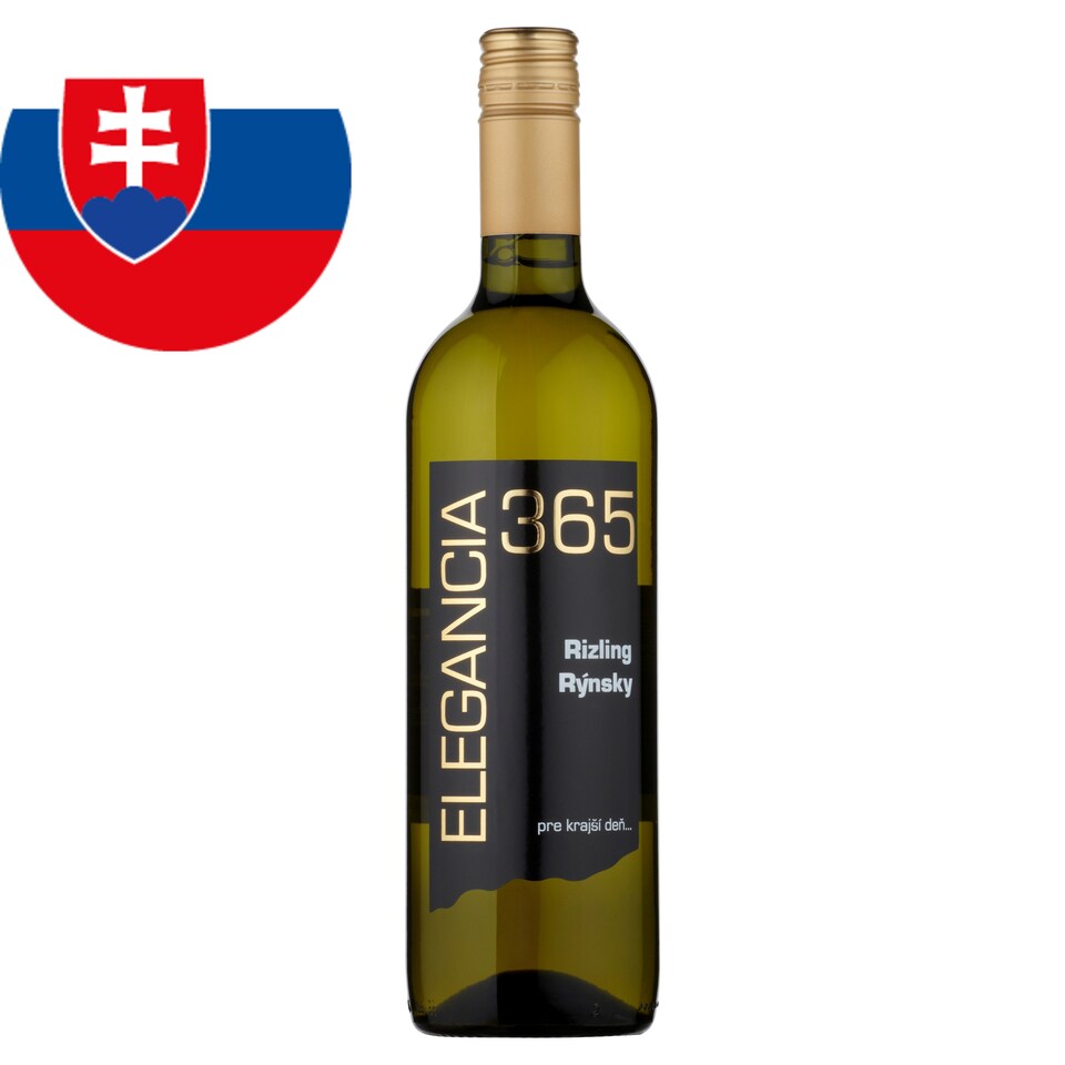 Elegancia 365 Rizling Rýnsky víno biele suché 0,75 l