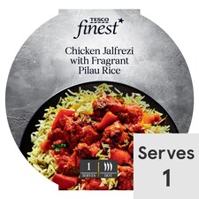 Tesco Finest Chicken Jalfrezi & Rice 450G