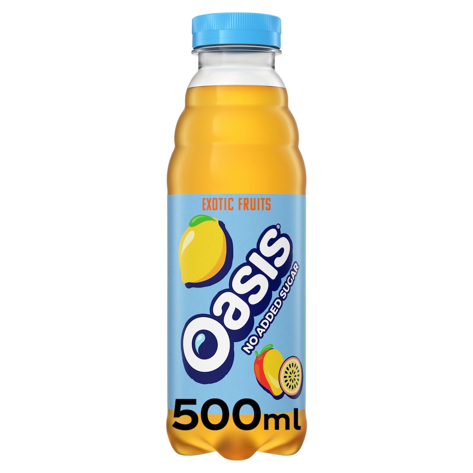 Oasis Zero Sugar Exotic Fruits Juice Drink 500ml
