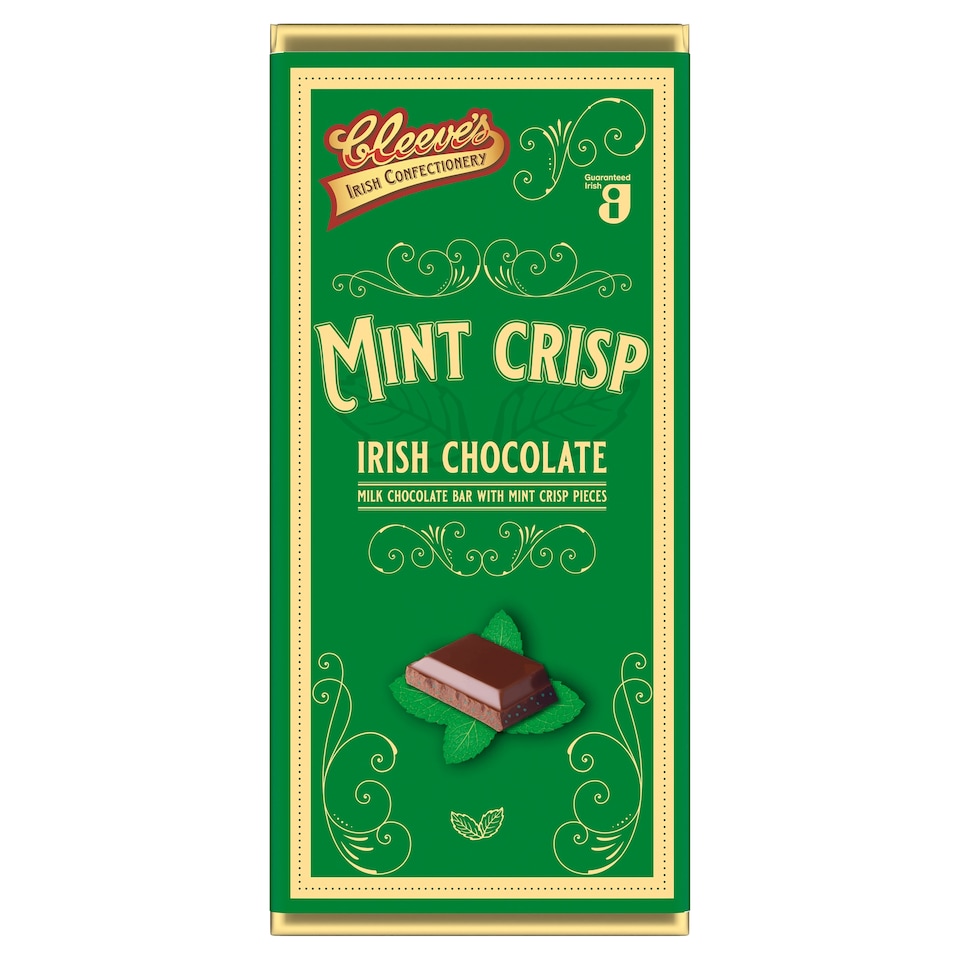 Cleeves Mint Crisp Bar 90G
