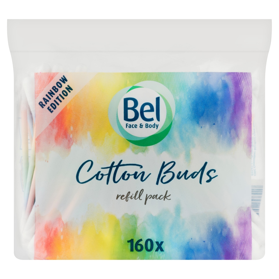 obrázok 1 z Bel Face & Body Rainbow vatové tyčinky sáčok 160 ks