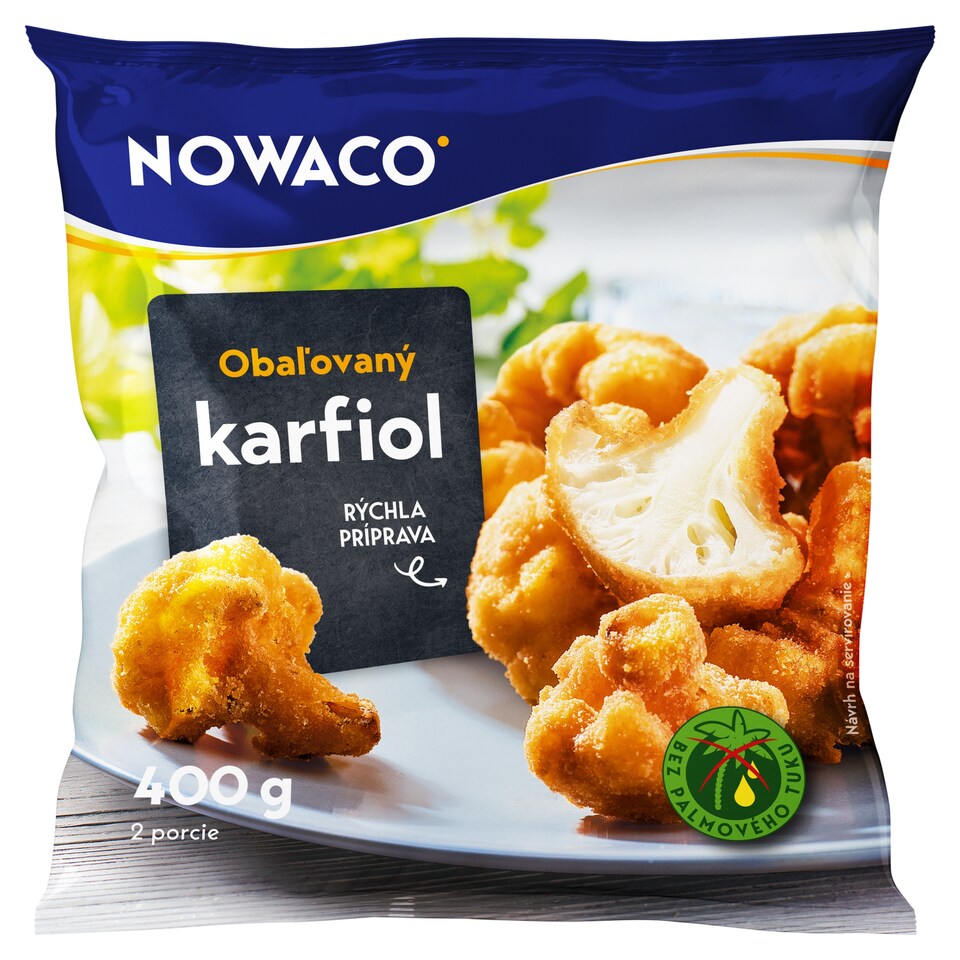 Nowaco Obaľovaný karfiol 400 g