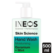 INEOS Skin Science Geranium + Mint Hand Wash 500ml