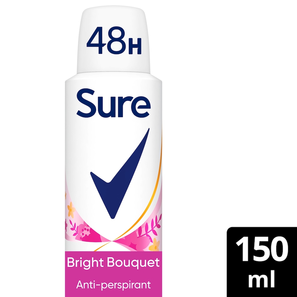 image 1 of Sure Women Bright Bouquet Antiperspirant Deodorant 150Ml