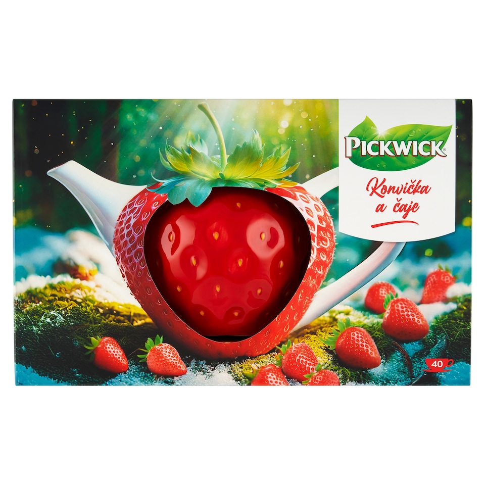 Obrázek 1 pro produkt Pickwick Konvička a čaje 40 sáčků 80g