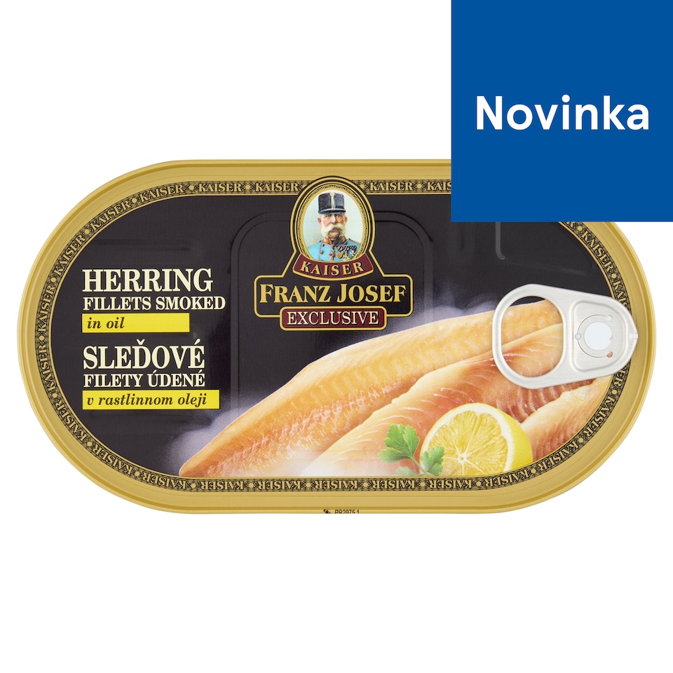 obrázok 1 z Franz Josef Kaiser Exclusive Údené sleďové filety v rastlinnom oleji 170 g