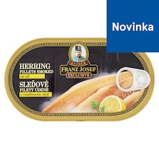 Franz Josef Kaiser Exclusive Smoked Herring Fillets in Vegetable Oil 170 g