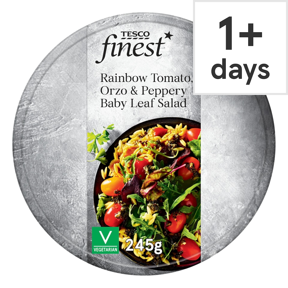 Tesco Finest Peppery Rainbow Tomato Side Salad 245g