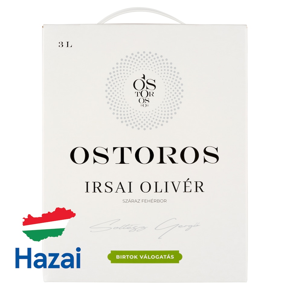image 1 of Ostorosbor Bag-In-Box Duna-Tisza közi Irsai Olivér Dry White Wine 11,5% 3 l
