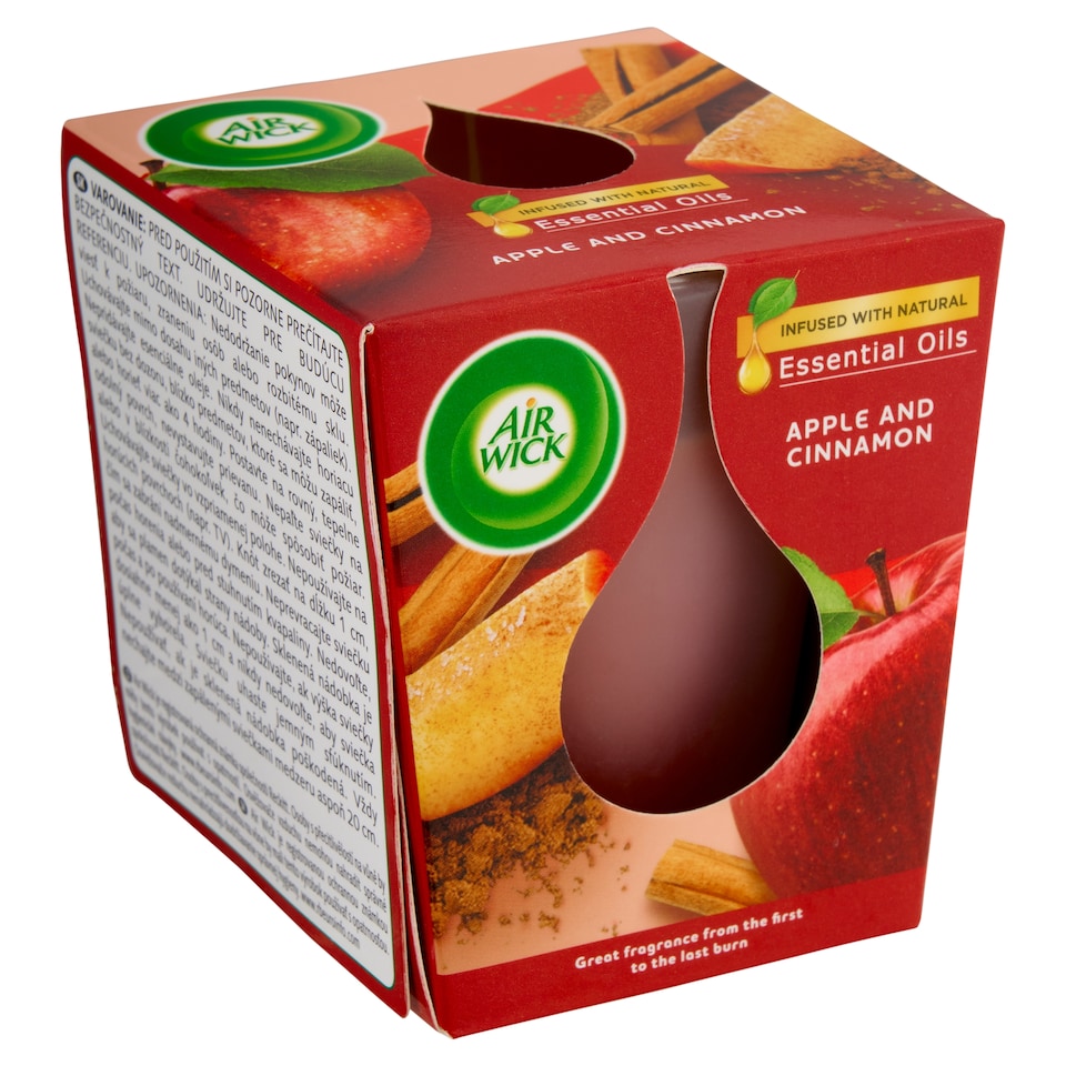 image 1 of Air Wick Candle Apple and Cinnamon 105g