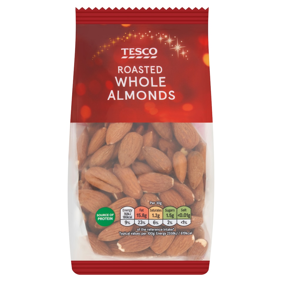 Tesco Roasted Almonds 225G