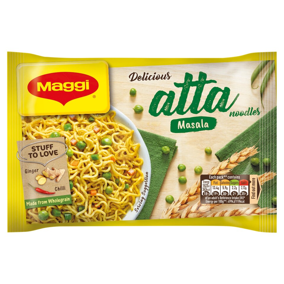 Maggi 2 Minute Vegetable Atta Noodles 75G