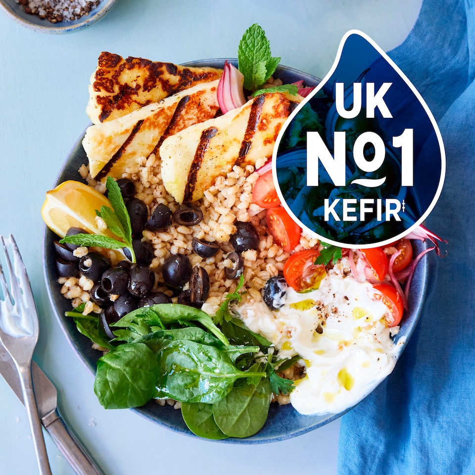 image 1 of Biotiful Gut Health Greek Recipe Strained Kefir Yogurt 0% Fat 450g