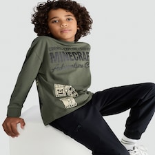 Minecraft Pure Cotton Adventure Club T-Shirt in Green