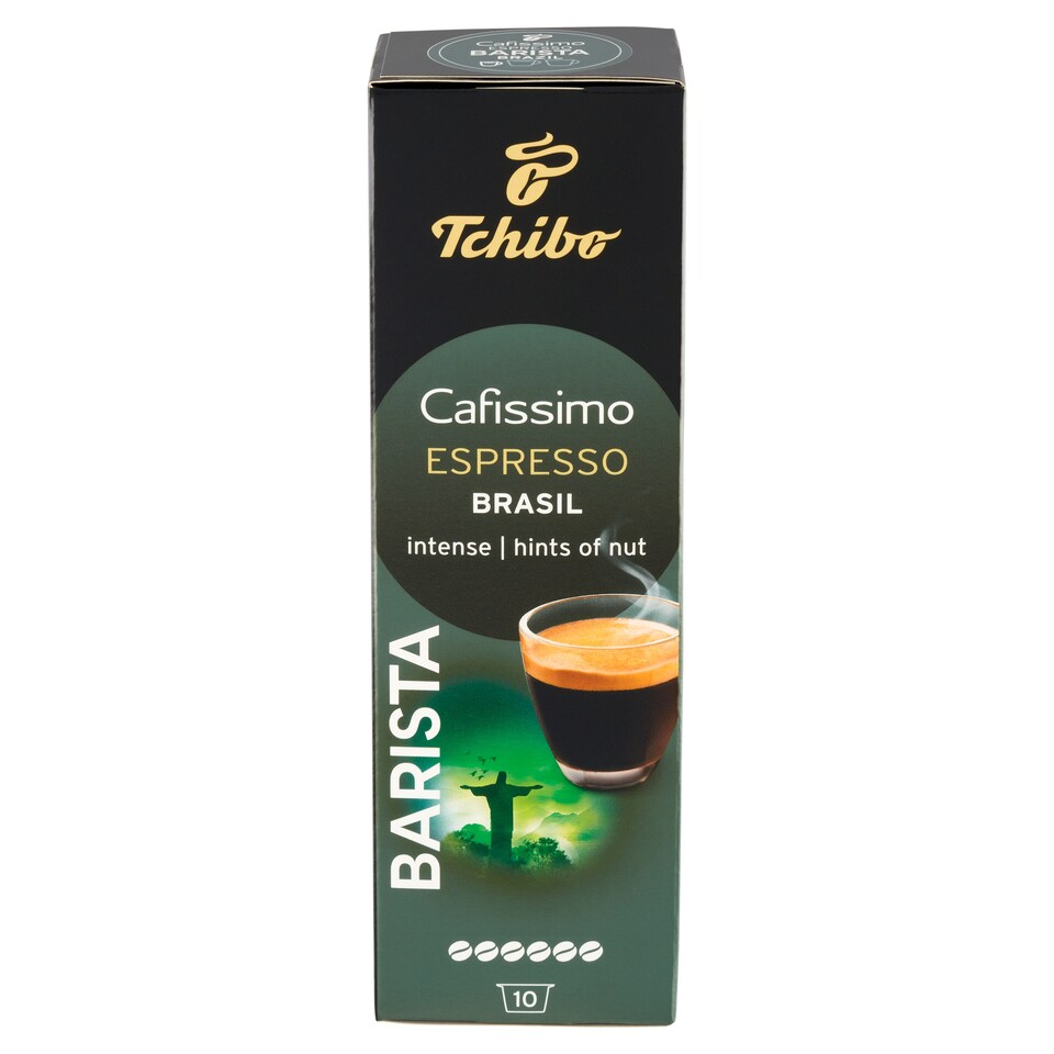 image 1 of Tchibo Cafissimo Espresso Brasil Barista pražená mletá káva kapsle 10 x 7,8g (78g)