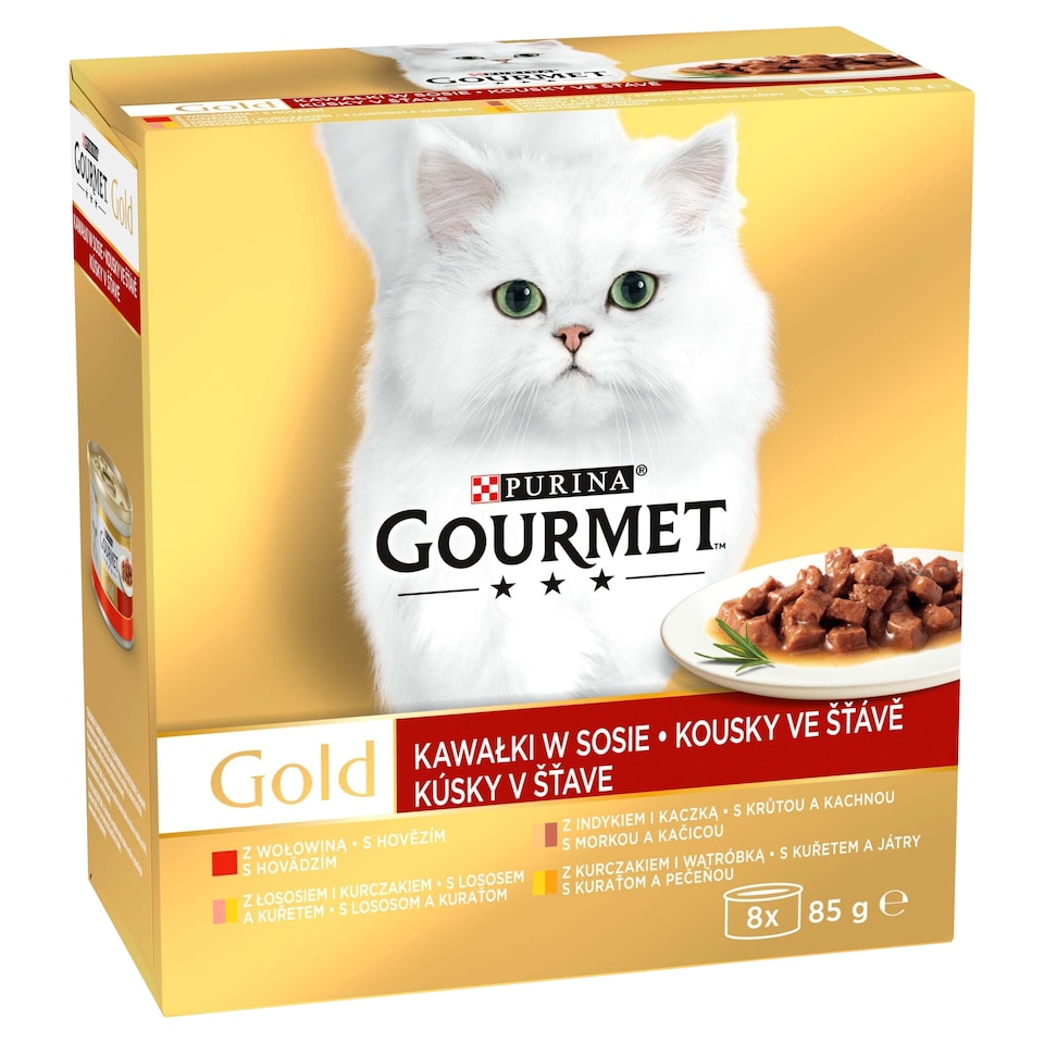 image 1 of GOURMET Gold Pieces in Sauce Multipack 8 x 85g