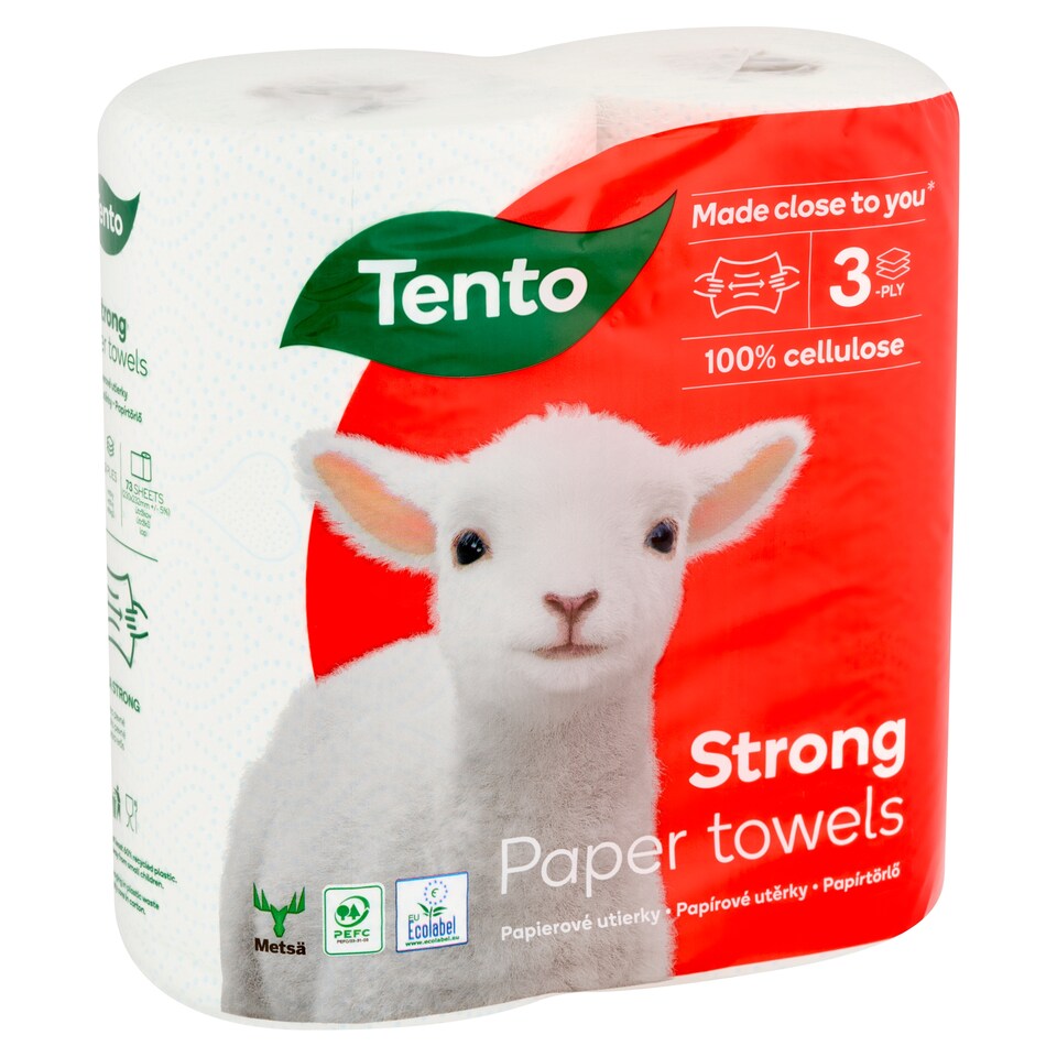 Tento Strong papírtörlő 3 rétegű 2 tekercs  1. kép