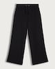 image 5 of F&F Girls Cotton Rich Wide Leg Joggers in Black