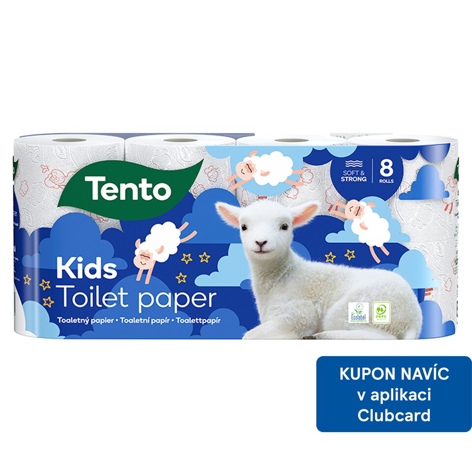 Tento Kids Toilet Paper 8 Rolls