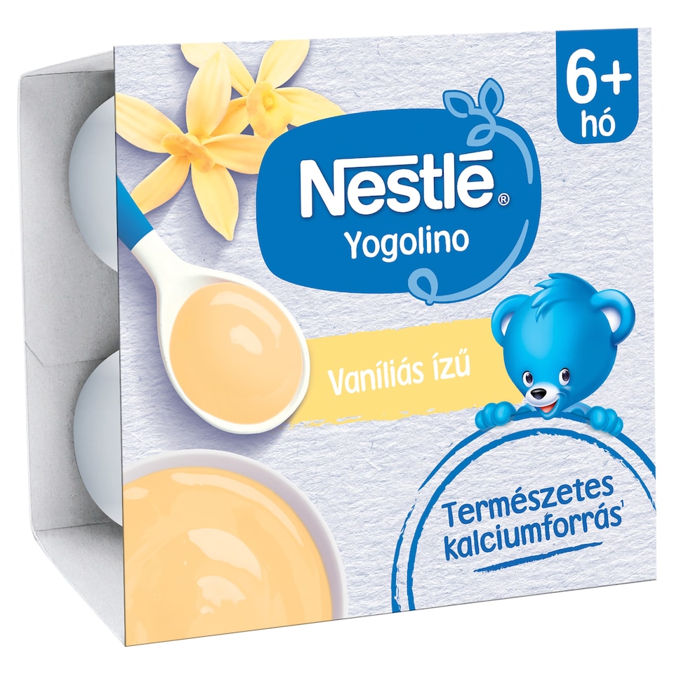 Nestlé Yogolino vaníliás ízű babapuding 6+ hó 4 x 100 g (400 g)  1. kép