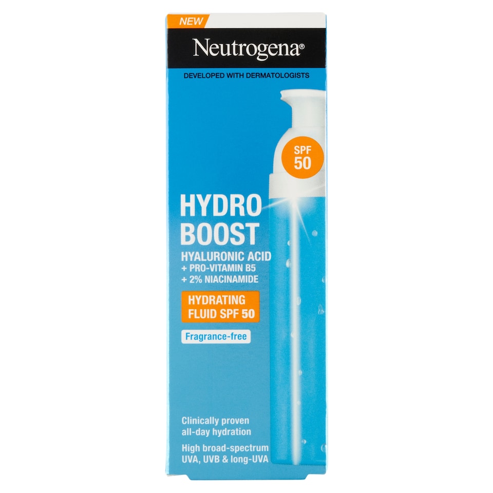 Obrázek 1 pro produkt Neutrogena Hydro Boost Hydratační fluid SPF 50 50ml