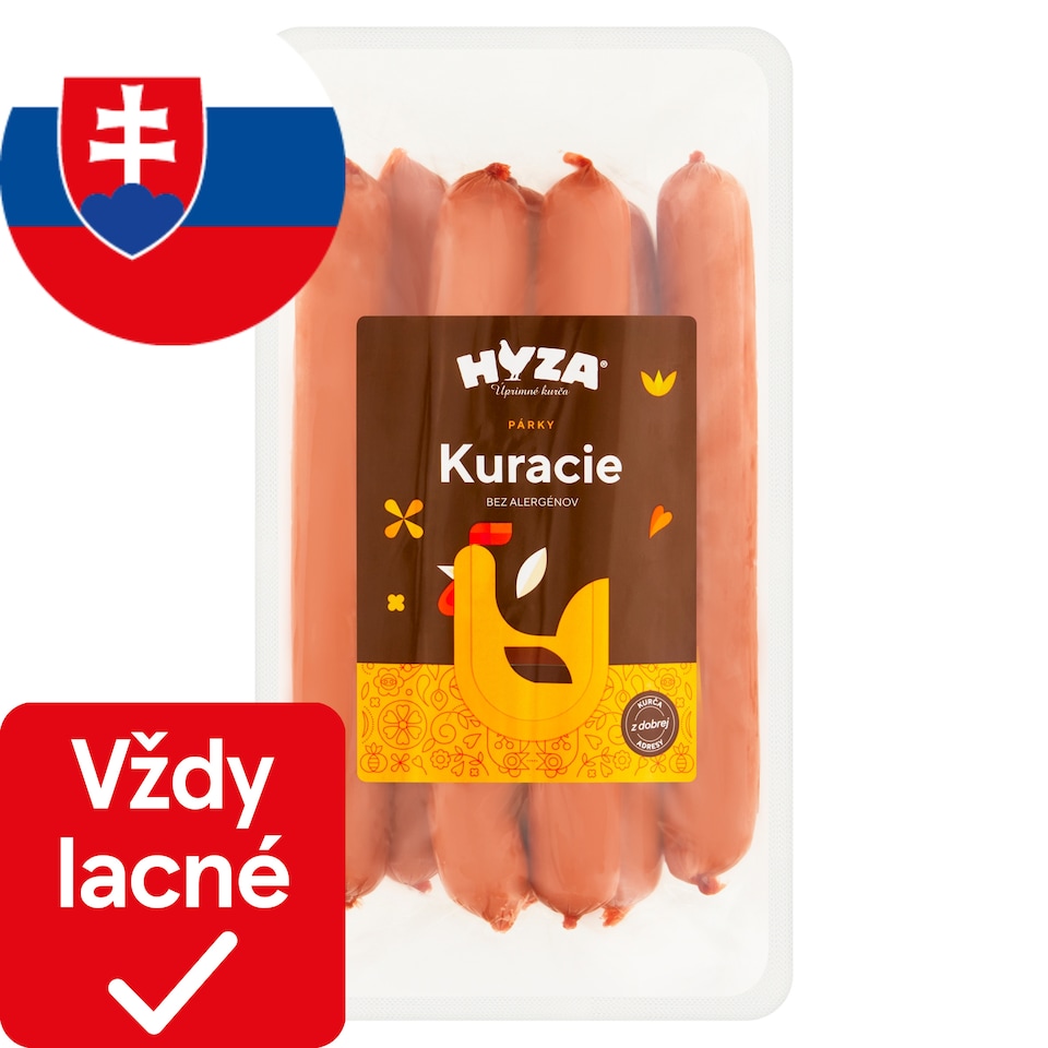 Hyza Kuracie párky 400 g