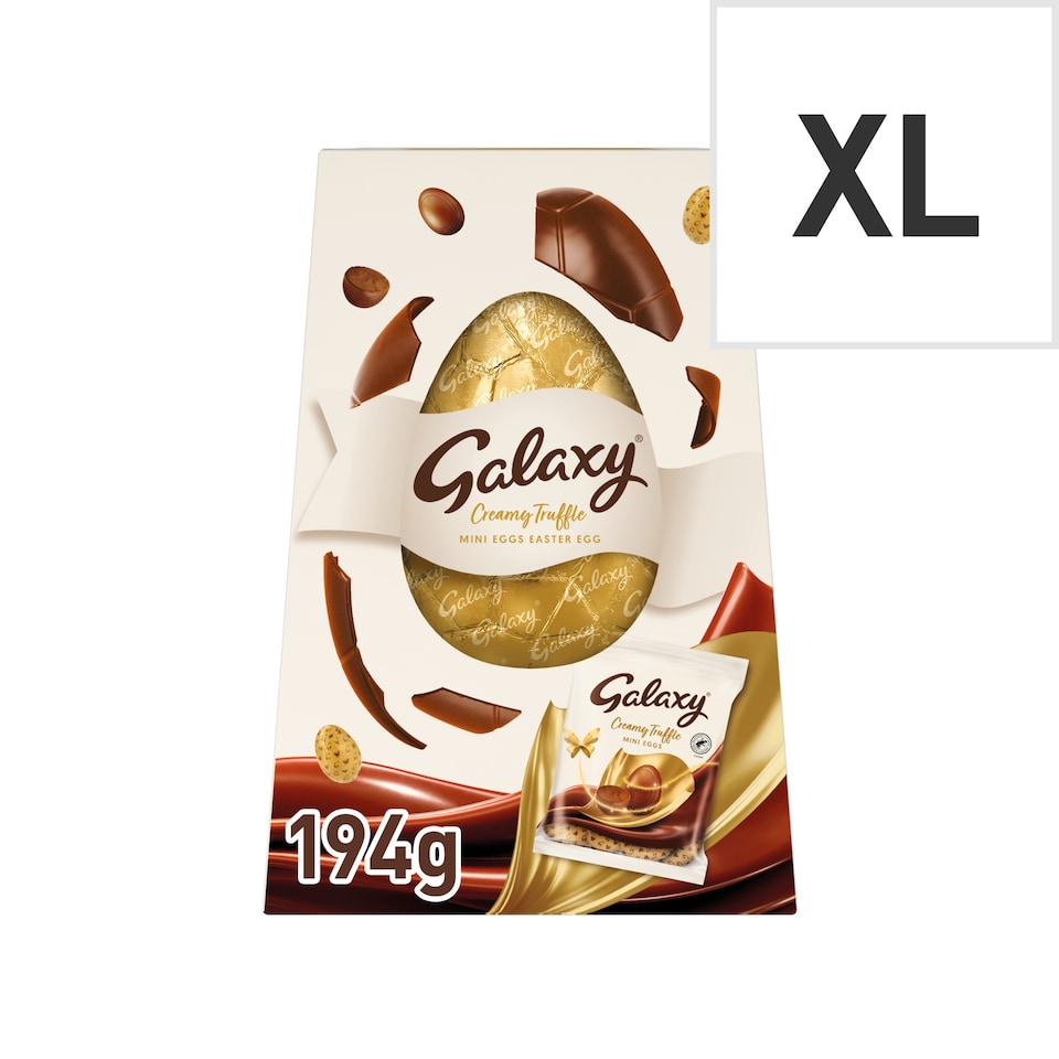 Galaxy Creamy Truffle Mini Eggs Easter Egg 194g