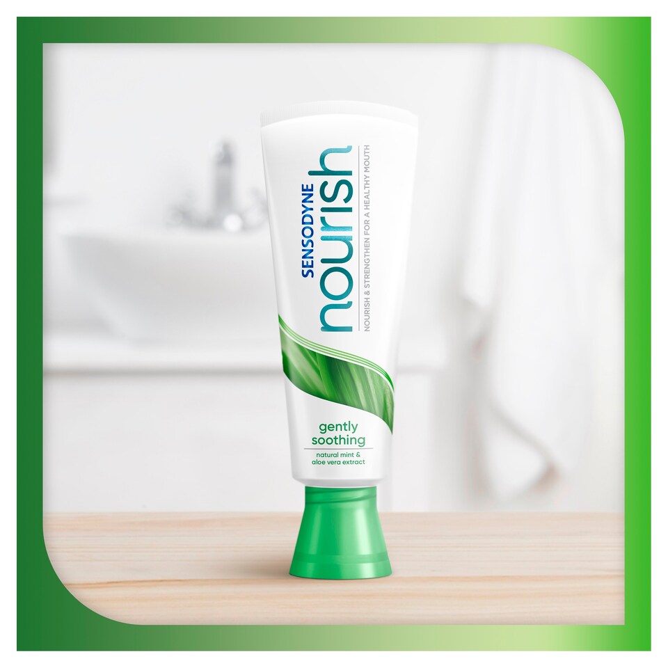 image 1 of Sensodyne Nourish Gently Soothing Toothpaste with Fluoride 75ml