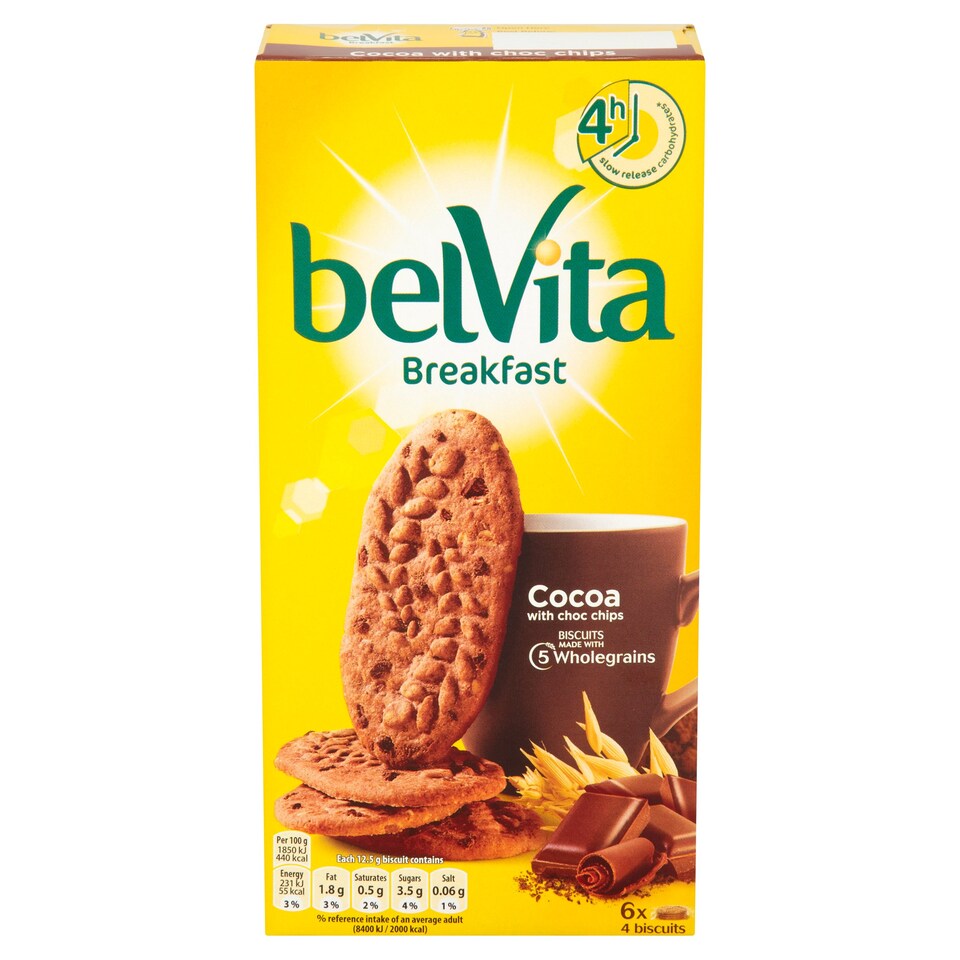 image 1 of Belvita Cocoa Chocolate Chip 300G