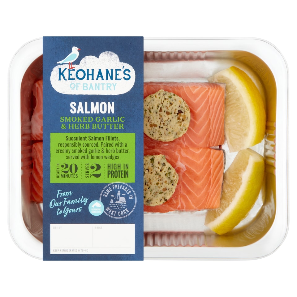 Keoh/Ob Salmon Smoked Garlic And Herb Butter 280G
