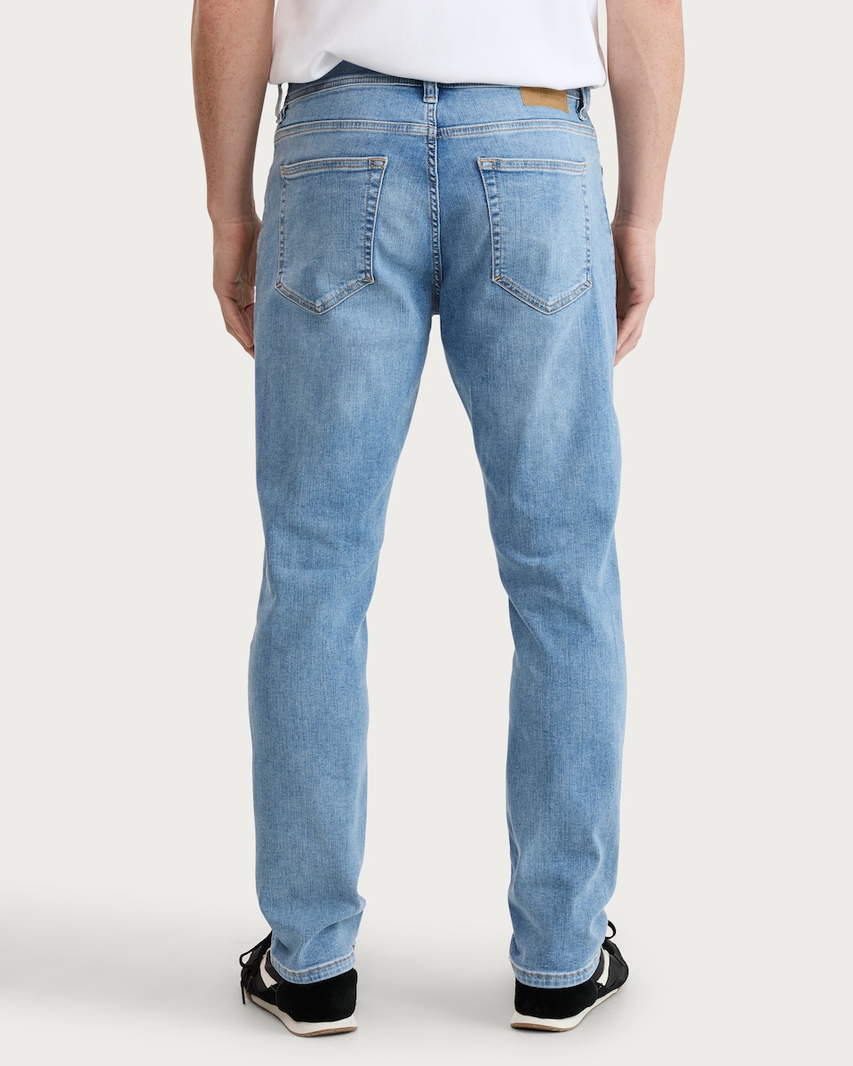 image 1 of F&F Slim Leg FREEFIT® Jeans in Blue