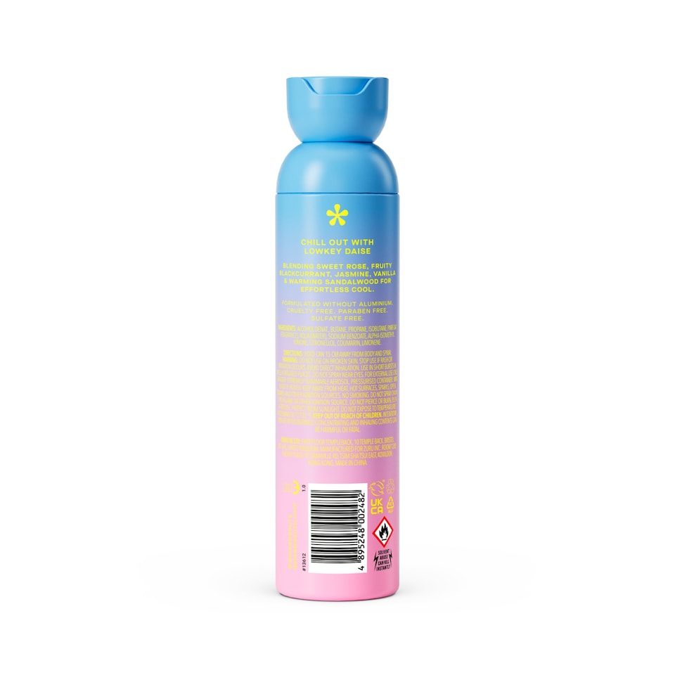 image 1 of DAISE LOWKEY ROSE & SANDALWOOD ALL BODY SPRAY & DEODORANT 120ML