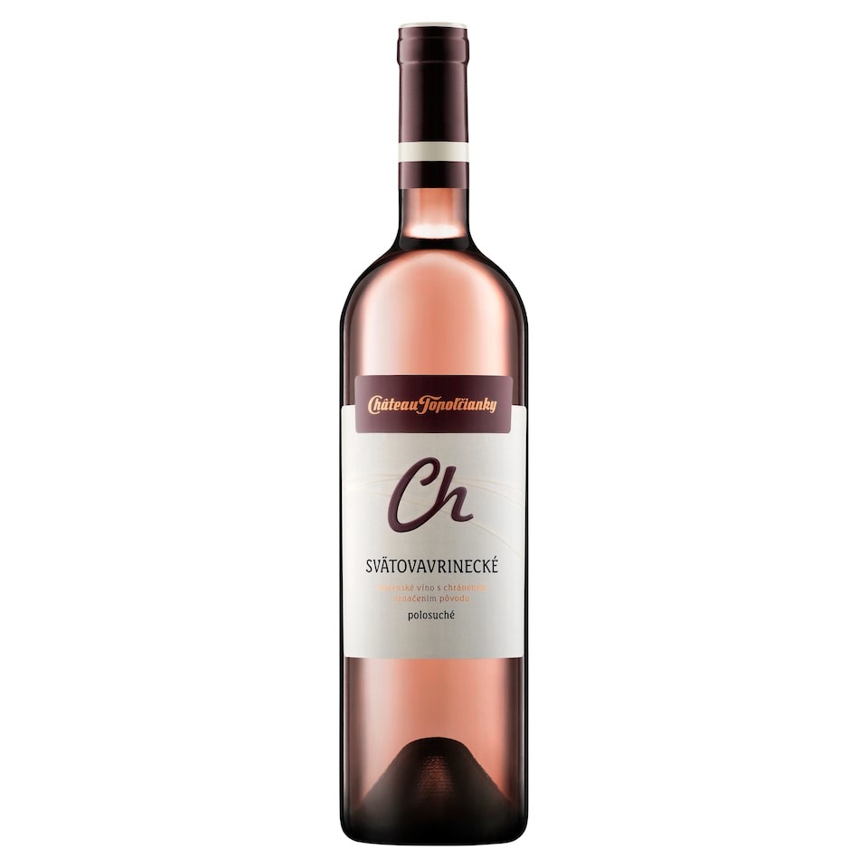 Château Topoľčianky Saint Laurent Slovak Quality Varietal Wine CH.O.P. Semi-Dry Rosé 0.75 L