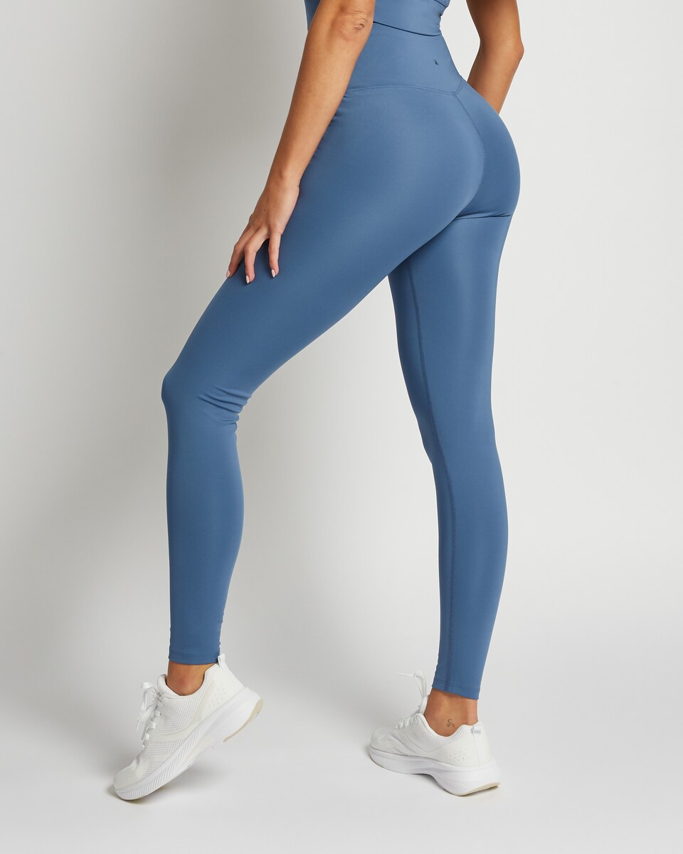 image 1 of Rise by Zara McDermott High Waist Leggings in Blue