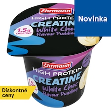 Ehrmann High Protein Creatine Pudding White Choc Flavour 230 g