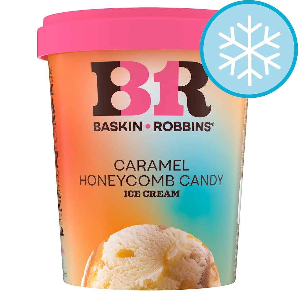 Baskin Robbins Caramel Honeycomb Candy Ice Cream 500ml