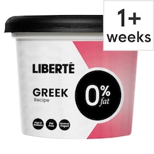 Liberte 0% Fat Grk/Style Natural Yoghurt 500G