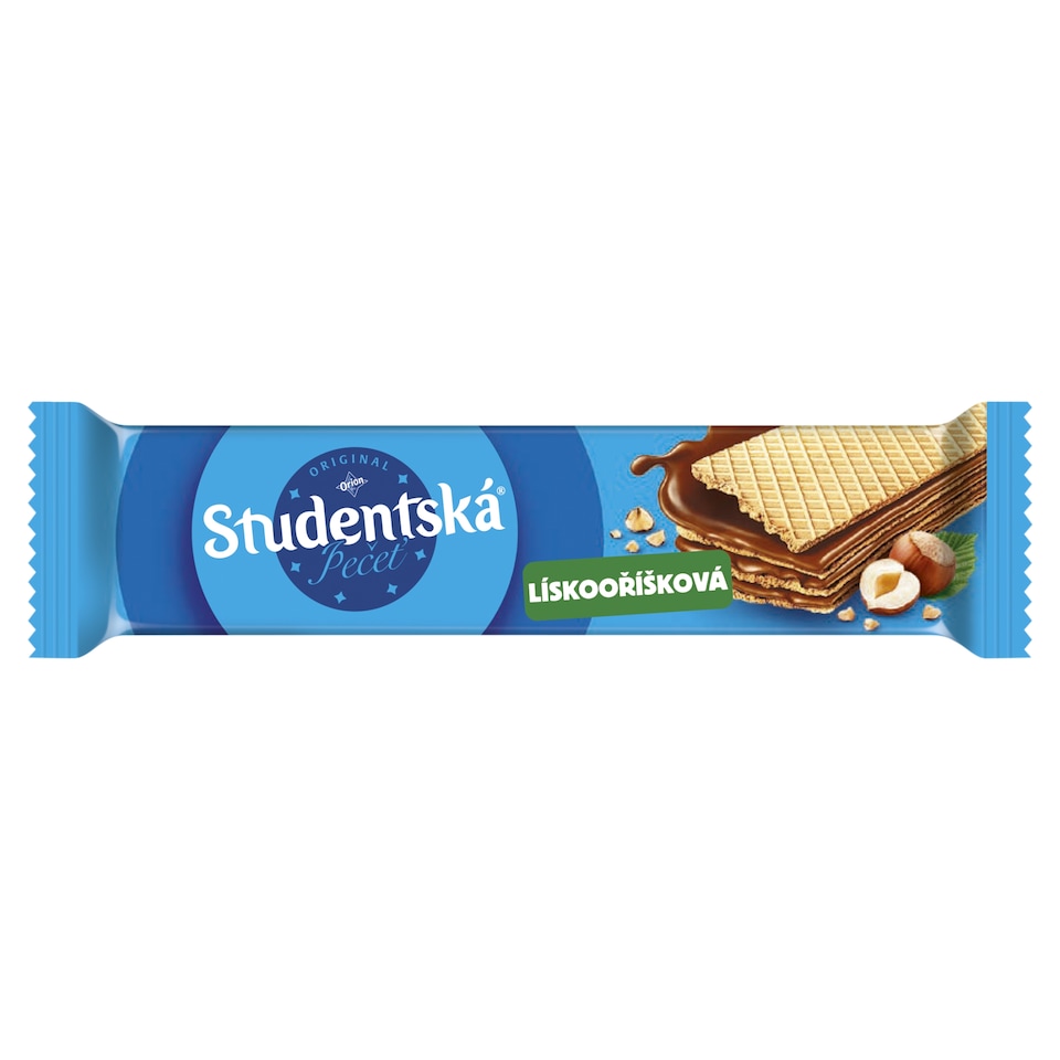 Orion STUDENTSKÁ PEČEŤ Hazelnut Wafer 30g