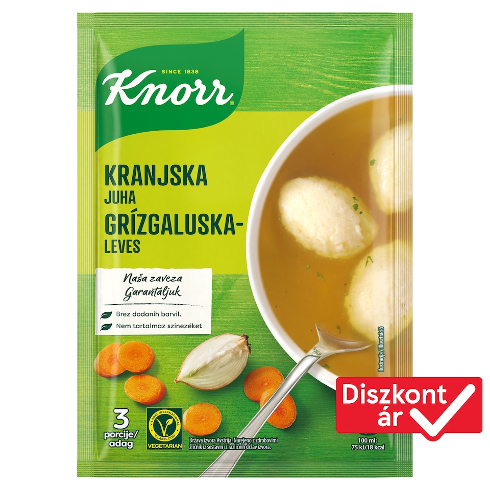 Knorr grízgaluskaleves 36 g
